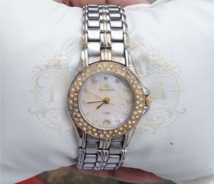 VERY RARE ROMANSON TULIP TM9718BL WATCH